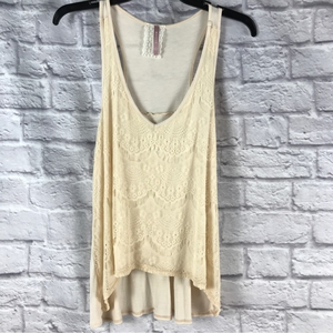 Mauve Crochet Cami Tank‎ Top